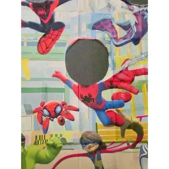 Multicolor Spiderman Party‎ Photo Booth Backdrop - Picture 4 of 6